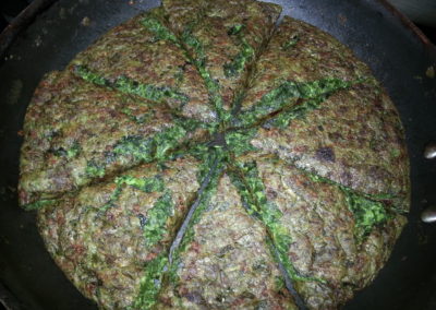 Spinach pie (kuku)