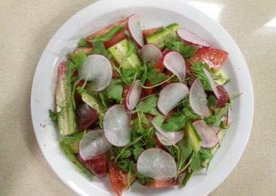 Heirloom tomato salad