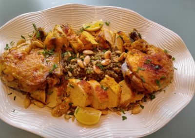 Saffron chicken